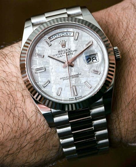 rolex day-date 40 228239|Rolex Day-Date diamond bezel.